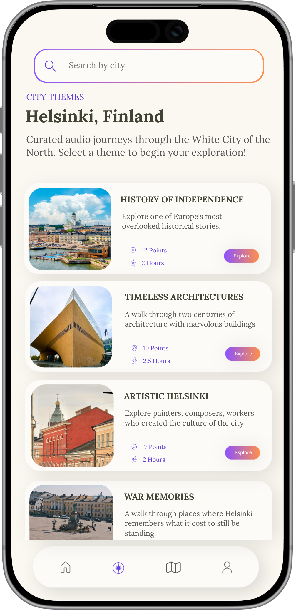Mimir app on phone